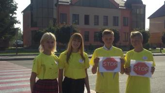 Боратинські школярі організували акцію «Увага, діти на дорозі!»